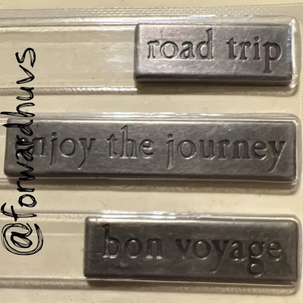 Making Memories Scrapbooking Travel Metal Charms Set